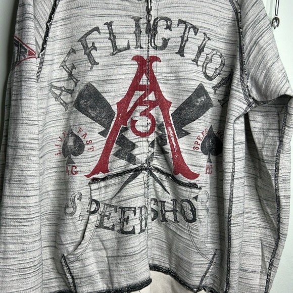 Affliction Reversible Zip Up Hoodie - Picture 8 of 10
